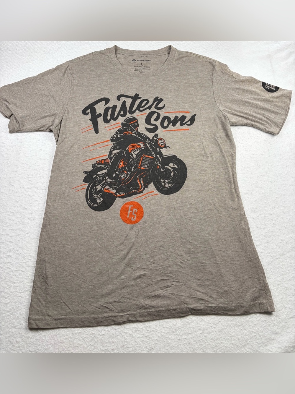 US‎ Yamaha Faster Sons Short Sleeve Cycle Tee Size L